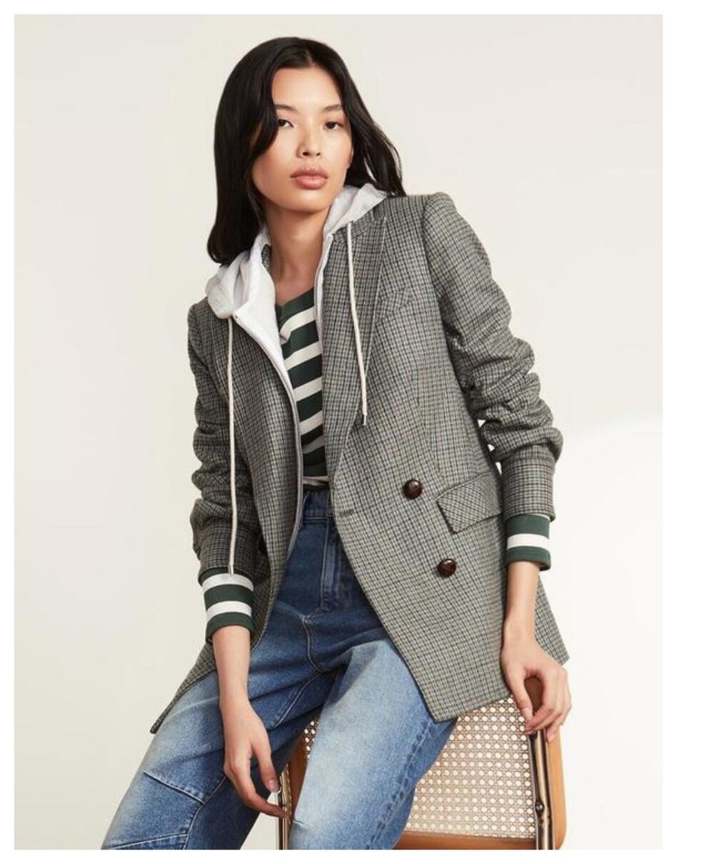 NEW Veronica Beard Pyle Dickey Wool Blend Jacket Size 14
